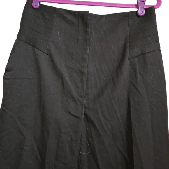 BCBGENERATION High Rise Straight Leg black trousers. Size 6 - Picture 3 of 7